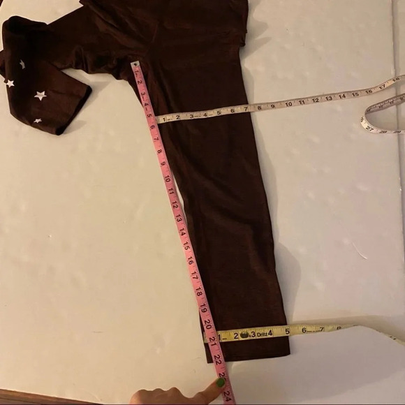 Spiritual Gangster Leggings Dreamer Stars Power Yoga Capri Crop Size Small Red - Picture 13 of 15